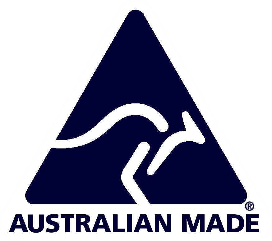 Australian Made & Owned logo