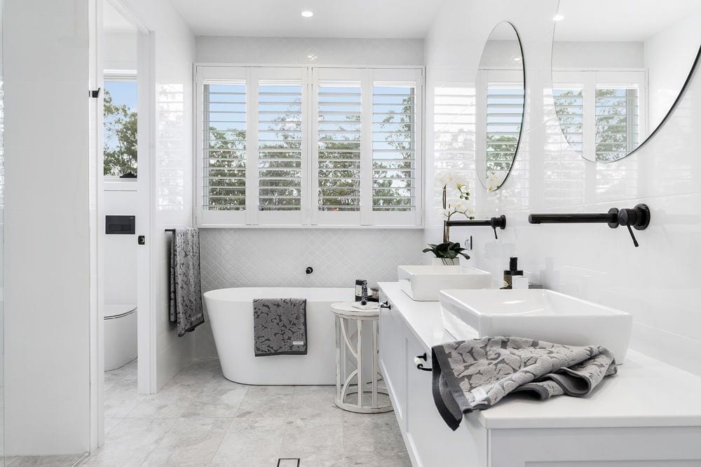 DIY Polymate plantation shutters — interior view