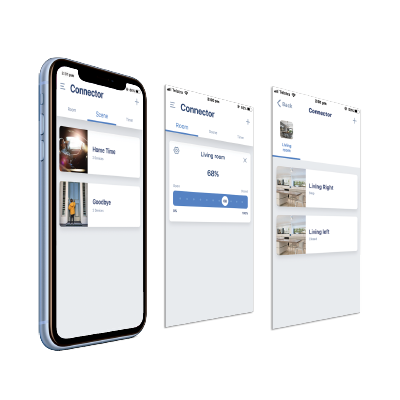 Smart Home Controlled Blinds